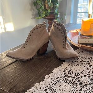 Tan Suede Ankle Boots